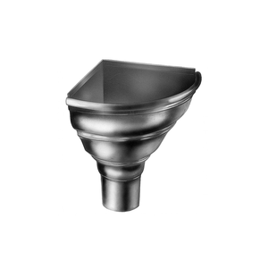 CUVETTE 1/2 D'ANGLE Ø100 ZINC